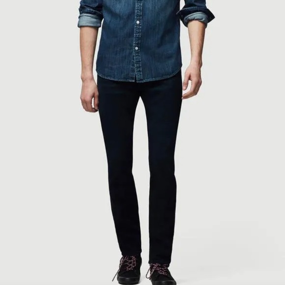 Frame Denim Men's L'Homme Slim Straight Blue Jeans in Placid Wash 29 X 29 - Picture 11 of 11